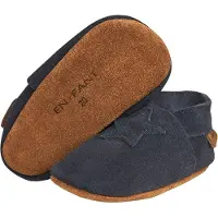 En fant Elastic Slipper Suede - Navy - 25