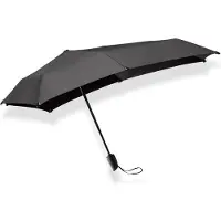 Senz ° Mini Automatic Foldable Storm Umbrella, - Black - ONE SIZE