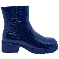 Art for woman. 112841301003_001 Leather Ankle Boots 1284 Warsaw black (38), 3 to 5 cm, Zip, Casual