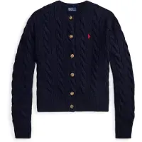 Ralph Lauren for woman. 211972104004 Navy wool and cashmere cardigan (XS), Casual, Classic