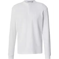Only & Sons Onstobie Reg Ls Henley Tee Noos - White - XS