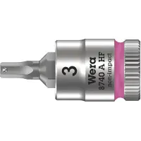 Wera Kuusiohylsy WE05003332001; HEX; 1/4''; 3x28 mm