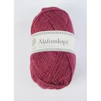 Löpi Álafosslopi Garn Ull 100 g Mörk hallon (9969)