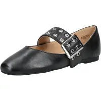 Steve madden Nauhaballerina musta