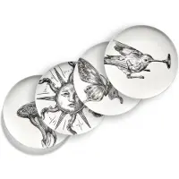 Serax Bread Plate Set/4 Unity - White - Ø 12 CM
