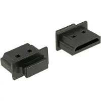 DeLOCK – Dust Cover for HDMI-A female with grip 10 pieces black (64029)