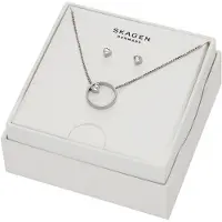 Skagen Kariana hopeanvärinen sydänkorusetti SKJB1016SET
