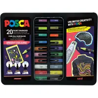Creativ Company Posca Tussit + Kotelo 20 Kpl