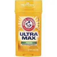 Arm & Hammer , UltraMax, Muovinen Antiperspiranttideodorantti, Fresh, 2,6 oz (73 g)