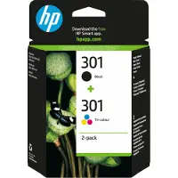 HP 301 mustekasetti (musta+kolmiväri)