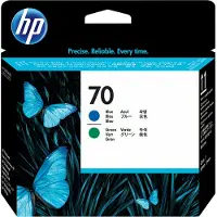 HP – No 70 Ink Cart/Blue+Green Printhead (C9408A)