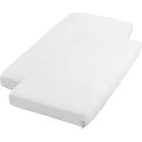 Babys Only Muotoonommeltu Aluslakana 2-pack 40x80, Tender White
