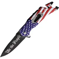 S-TEC American Flag Linerlock A/O