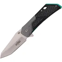 S-TEC Linerlock A/O Blk/Green