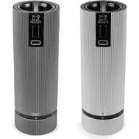 Peugeot Duo Sæt Line Elektrisk Mp Carbon + Ms Z Aluminium - Grey - 15 CM