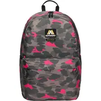 Superdry for woman. Y9110273A Backpack with patches Classic Montana grey (OSFA), Casual, Polyester
