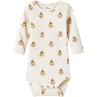 Lil´ Atelier Nbflavo Ege Ls Slim Body Lil - Cream - 86