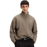 HUGO Durty244 10249110 Red Collegepaita Puolivetoketjulla