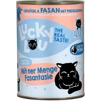 Lucky Lou 6x 400g Lifestage Adult Siipikarja & Fasaani märkä kissanruokaa