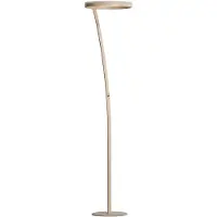 FISCHER&HONSEL GMBH Led uplight lattiavalaisin Sirko, himmennettävä, Kerma/meripihka, Olohuone/ruokailutila, Metalli, Moderni