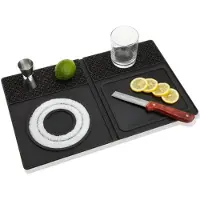 INNOVINE - 3-i-1 Baarimatto 13,5x30,8x14,5 cm Musta