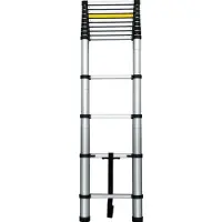 VOREL Teleskooppitikkaat - - 3,8 m - 13 askelmaa - Kuormitus 150 kg - Kokoontaitettuna 47x90 cm