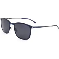 HUGO BOSS BOSS 1243/S Aurinkolasit 55/21/150 IPQ MATTA SININEN SININEN RUOSTUMATON TERAS MIEHILLE HUB AURINKO BOSS 1243/S IPQ 55 21 150