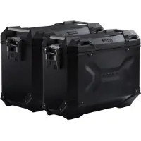 SW-Motech TRAX ADV alumiininen laukkujärjestelmä 45/37 L R1200GS/ADV. MUS musta