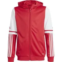 Adidas Urheilullinen collegetakki 'SQ25' punainen / offwhite