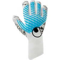 Uhlsport Maalivahdin Hanskat Fangmaschine Cybertec Ultragrip Hn - Valkoinen/cyber Sininen/musta, koko 12