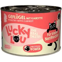 Lucky Lou Ekonomipakkaus: 24x200g Lifestage Kitten Poultry kissanruoka märkä