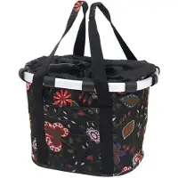 Klickfix Reisenthel Bikebasket - Folklore Black