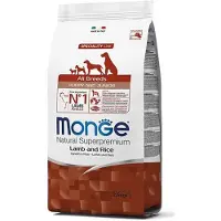 Monge Dry Dog Natural Superpremium Spec. Line All Breeds Puppy kuivaruoka pennuille karitsan kanssa, 2,5 kg