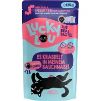 Lucky Lou Adult 16 x 125 g - siipikarja ja hyönteiset