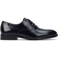 Martinelli for man. 1691-2856T Marine leather Arlington shoe (40), Flat, 1 to 3 cm, Laces, Party, Classic, Navy