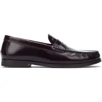 Martinelli for man. 1623-2761N Forthill Brudeos Leather Moccasins (44), Flat, 1 to 3 cm, None, Casual, Classic, Burgundy