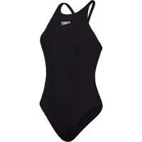 Speedo Womens End+ V Back Swimsuit - Black - 38