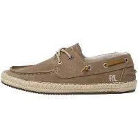 Pepe Jeans for man. PMS10335 Tourist Deck leather boat shoes taupe (40), Flat, Suede, Laces, Casual