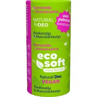 Raw Organic Eco Soft Natural Kamomilla ja ananassalvia 50 g deodorantti (PV11/26)
