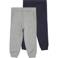 Minymo Sweat Pants (2-Pack) - Multi/patterned - 80