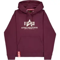 Alpha industries Collegepaita 'Basic' beige / tummanpunainen