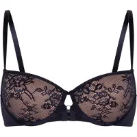 Hunkemoller Lea Lace Pd - Navy - 80 C