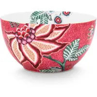 Pip studio Flower festival kulho 15 cm, vaaleanpunainen
