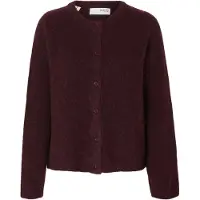Selected Slwlulu New Ls Knit Cardigan Noos - Red - M