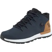 Timberland Nauhabootsit 'Sprint Trekker' tummansininen / sinappi / musta