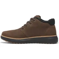 Timberland for man. TB0A6A8NW071 Dark brown Hudson Road leather chukka boots with Gore-Tex membrane (44.5), Flat, Laces, Casual