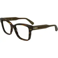 Longchamp LO2770 53/17/140 Raitapintaiset ruskeat asetaattiset silmälasit Naisille LO2770