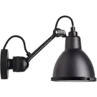 DCW éditions Lampe Gras 304 Classic ulkovalaisin, pyöreä varjostin, musta