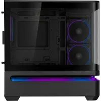 Asus PRIME AP202 ARGB, Mini Tower, PC, Musta, mikro ATX, Mini-ITX, Metalli, Pelaaminen (90DC00P0-B19000)