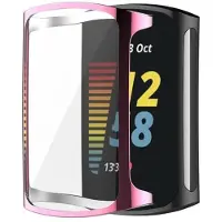 CaseOnline Silikonikuori Fitbit Charge 5 - Vaaleanpunainen